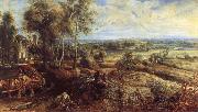 Peter Paul Rubens An Autumn Landscape with a View of Het Steen in the Earyl Morning oil